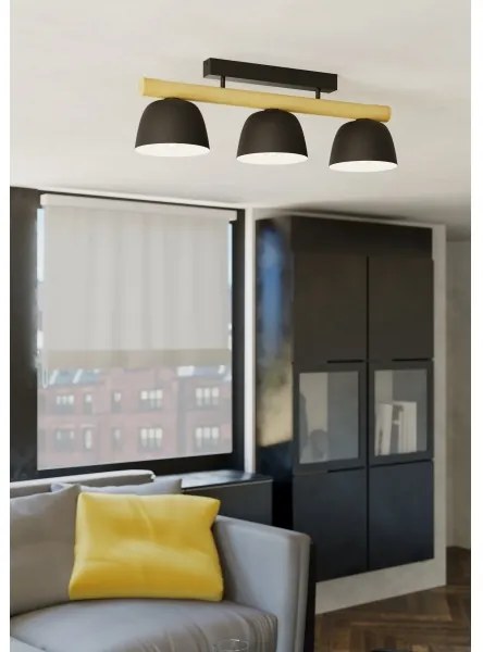 Eglo 43738 - Felületre szerelhető csillár SHERBURN 3xE27/40W/230V