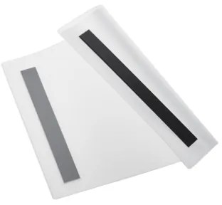 Mágneses zseb Magnetoplan Magnetofix A4 portré, fehér