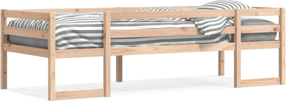 vidaXL tömör fenyőfa gyerekágykeret 80 x 200 cm