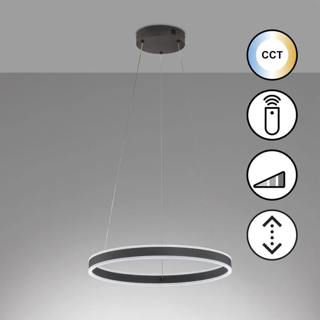 Fischer&Honsel Sirko 61047 Lepel lámpa 1x40W/LED 2700K 6500 lm IP20