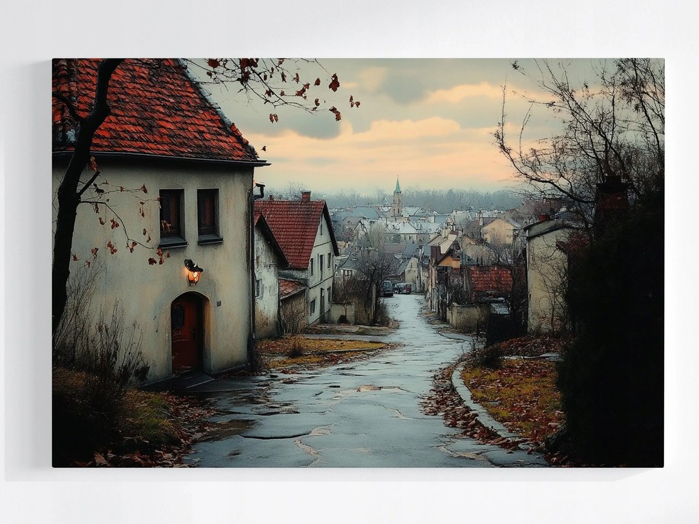 Poszter Óváros Utca Ősz Melankólia 60x40