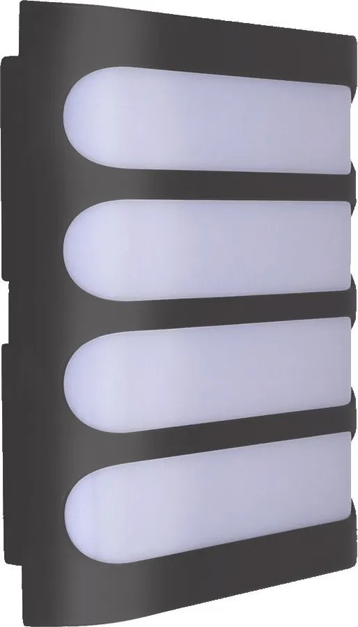 PREZENT 31650 ASUTIN II. Modern Kültéri Fali Lámpa Fehér, Szürke LED IP65