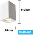 ELDLUX GS-C110-Q Kocka Mennyezeti Lámpa IP20