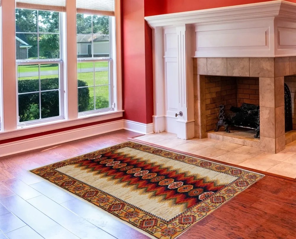 Klasszikus szőnyeg Bézs PARINAZ 150x225 Perzsa szőnyeg