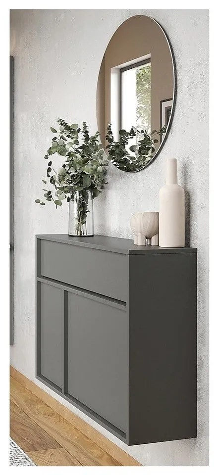 Antracitszürke előszoba bútor Ameca 2.0 – Germania