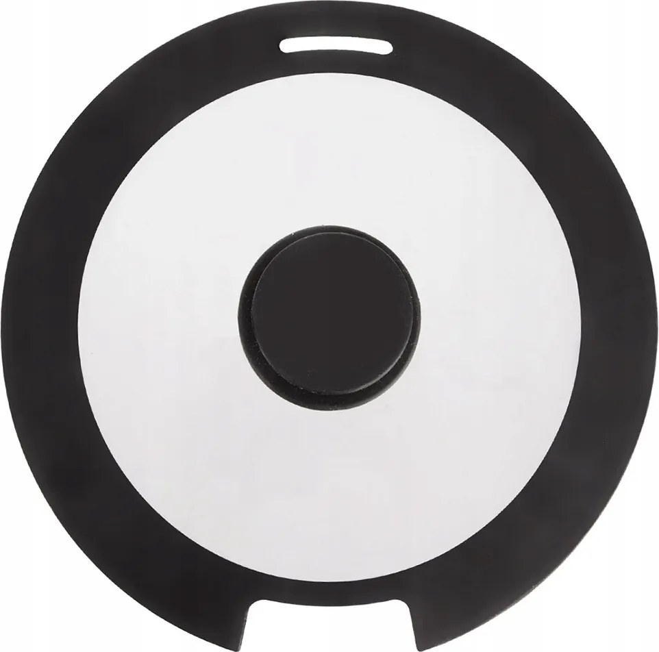 Boroszilikát üvegfedő szilikon talppal 28 cm Orion