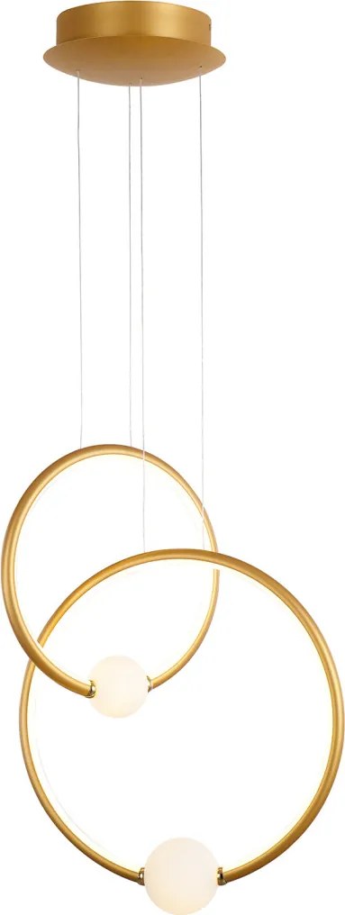 ITALUX PND-20112035-2BGD LOZANNA Modern Led Függesztett Lámpa Antik Bronz, Fehér LED IP20