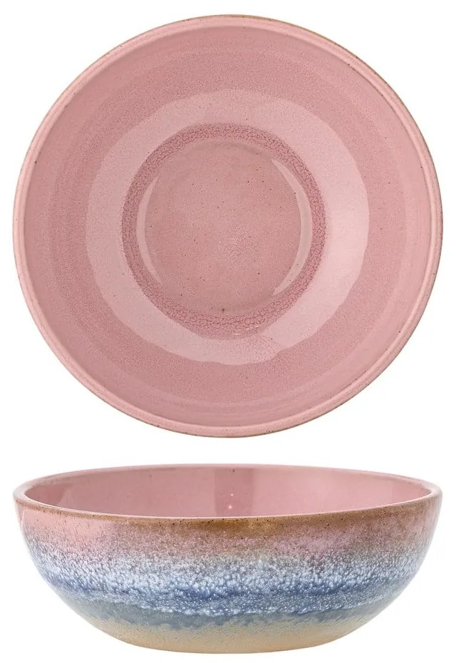 Világos rózsaszín agyagkerámia tálka 525 ml Paula – Bloomingville