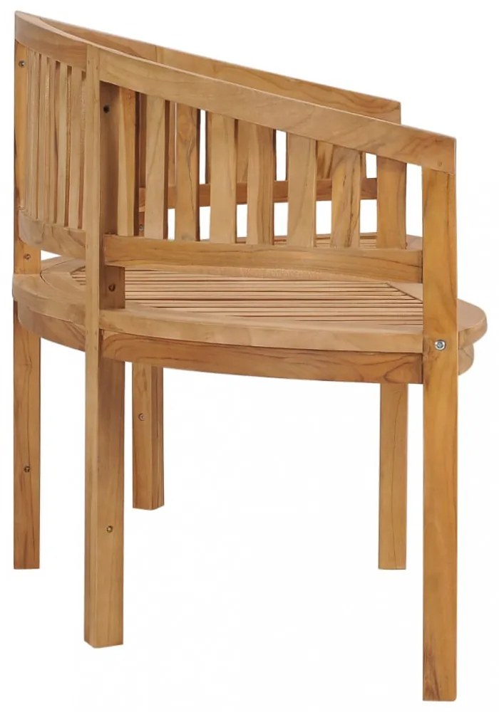 tömör tíkfa banán alakú pad 180 cm