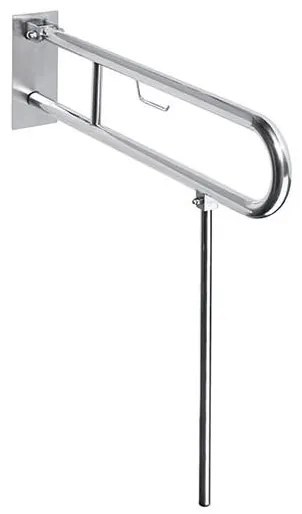 Rozsdamentes acél fogantyú 10x80 cm, ezüstszínű