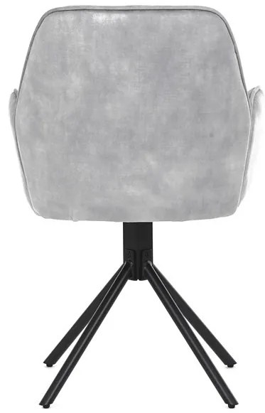 Ezüst Bársony Étkezőszék. HC-511 SIL4