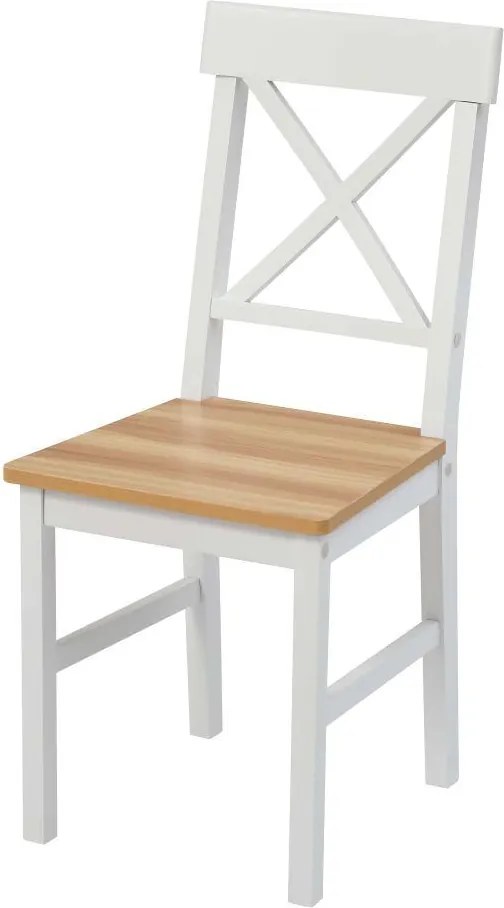 Catini KAMPALI Étkezőgarnitúra 4x szék + asztal - Fehér