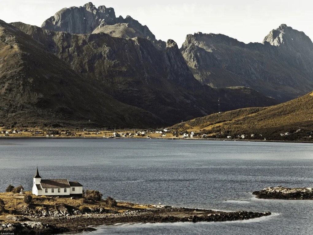 Poszter 40x30cm Templom a tengerparton, Assaf Frank