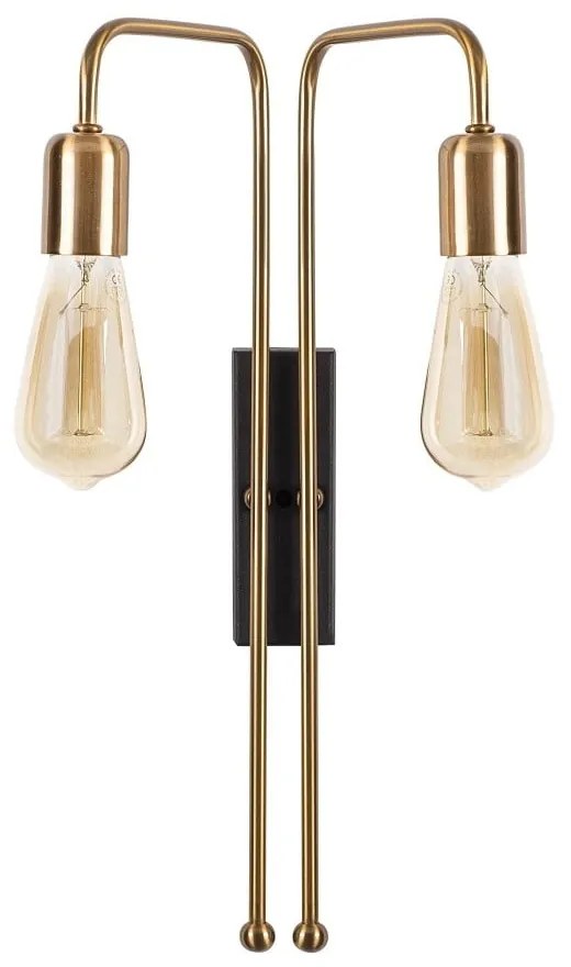 Aranyszínű fali lámpa Pahoma – Opviq lights