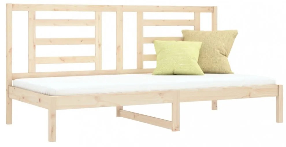 tömör fenyőfa kanapéágy matrac nélkül 90 x 200 cm
