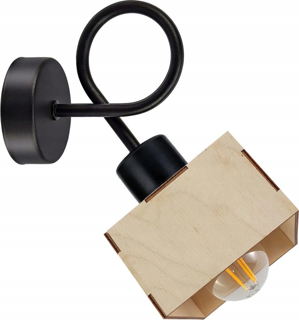 Fali Lámpa E27 fali fix loft fa bögre