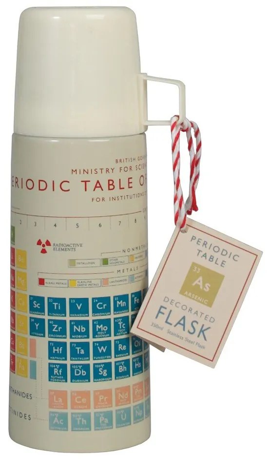 Krémszínű gyerek termosz 350 ml Periodic Table – Rex London