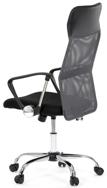 Kancelářská židle, houpací mechanismus, šedá síťovina, KA-E305 GREY