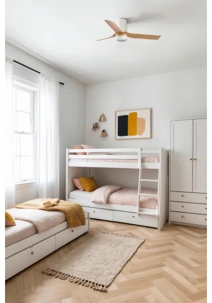 FARO 33833-1TW - LED Dimmelhető ventilátor MINI PUNT TUB S 10W 2700/4000/6000K + távirányító