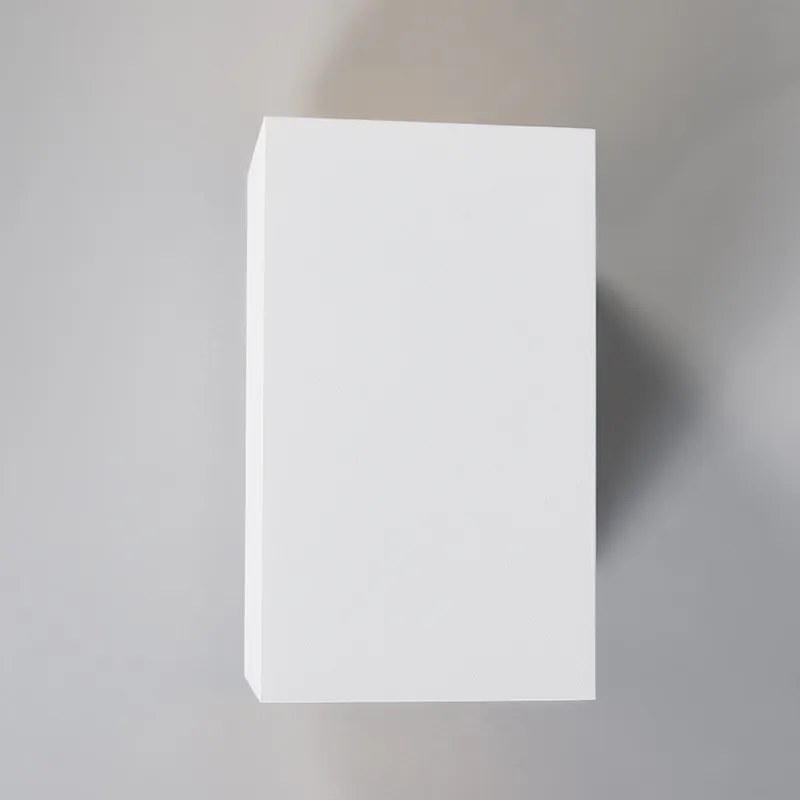 Modern fali lámpa fehér négyzet alakú 2-lámpás - Sandy