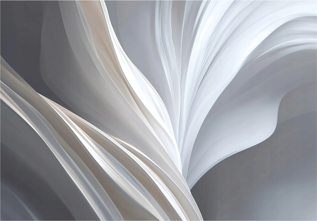 Fotótapéta Absztrakt Szürke Hullámok Hálószoba Nappali Tapéta Flizelina 300x210