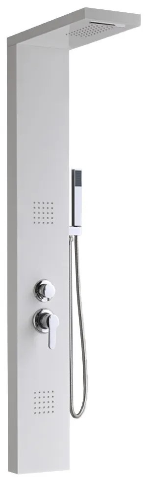 Malaga White hidromasszázs zuhanypanel