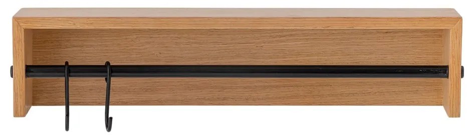 Natúr színű fali fogas bükkfa dekorral polccal Ryder – Bloomingville