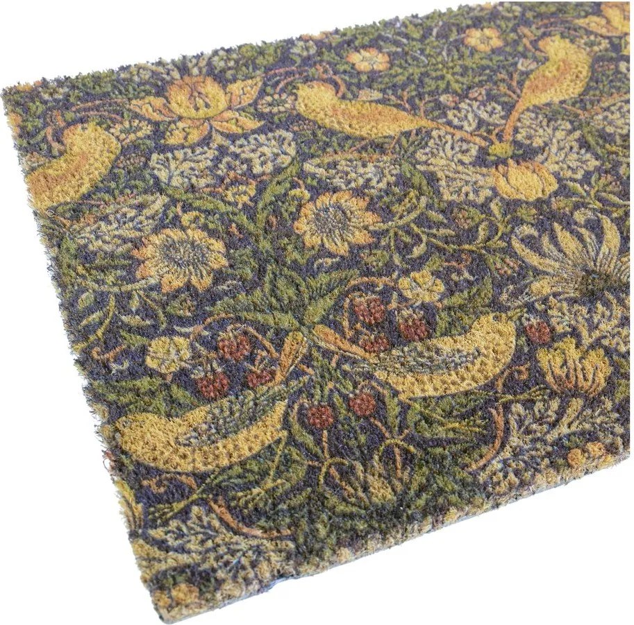Kókuszrost lábtörlő 40x60 cm William Morris Strawberry Thief – Artsy Doormats