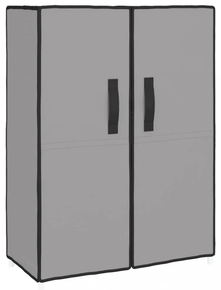 szürke szövet cipősszekrény 60 x 28 x 90 cm