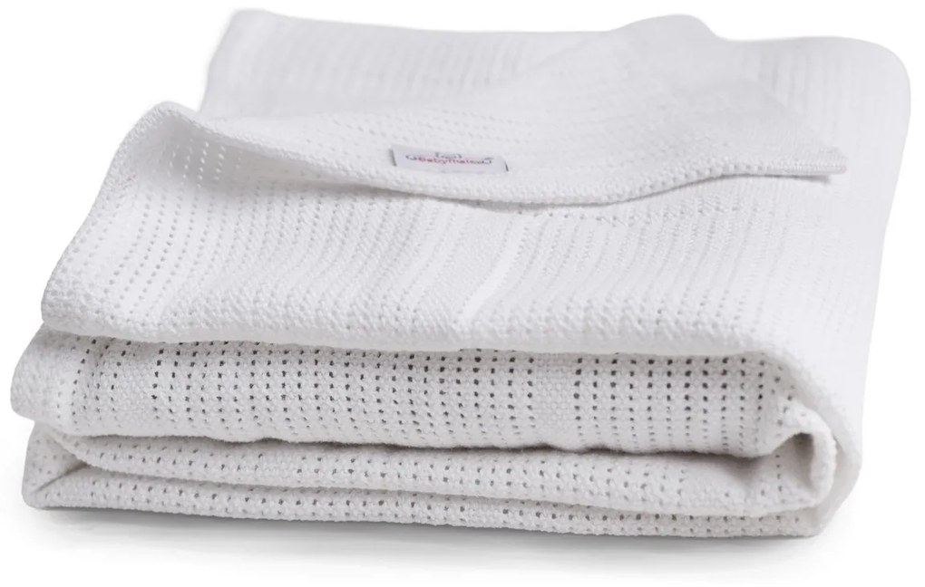 Babymatex Sisi fehér gyermek takaró, 75 x 100 cm