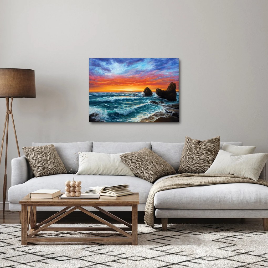 Kép - naplemente (70x50 cm)