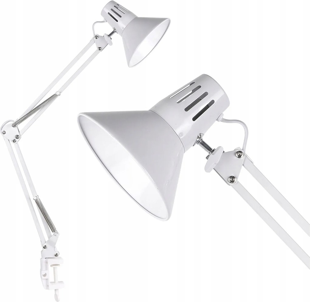 Asztali éjjeli lámpa E27 fehér Worker Sanico Goldlux