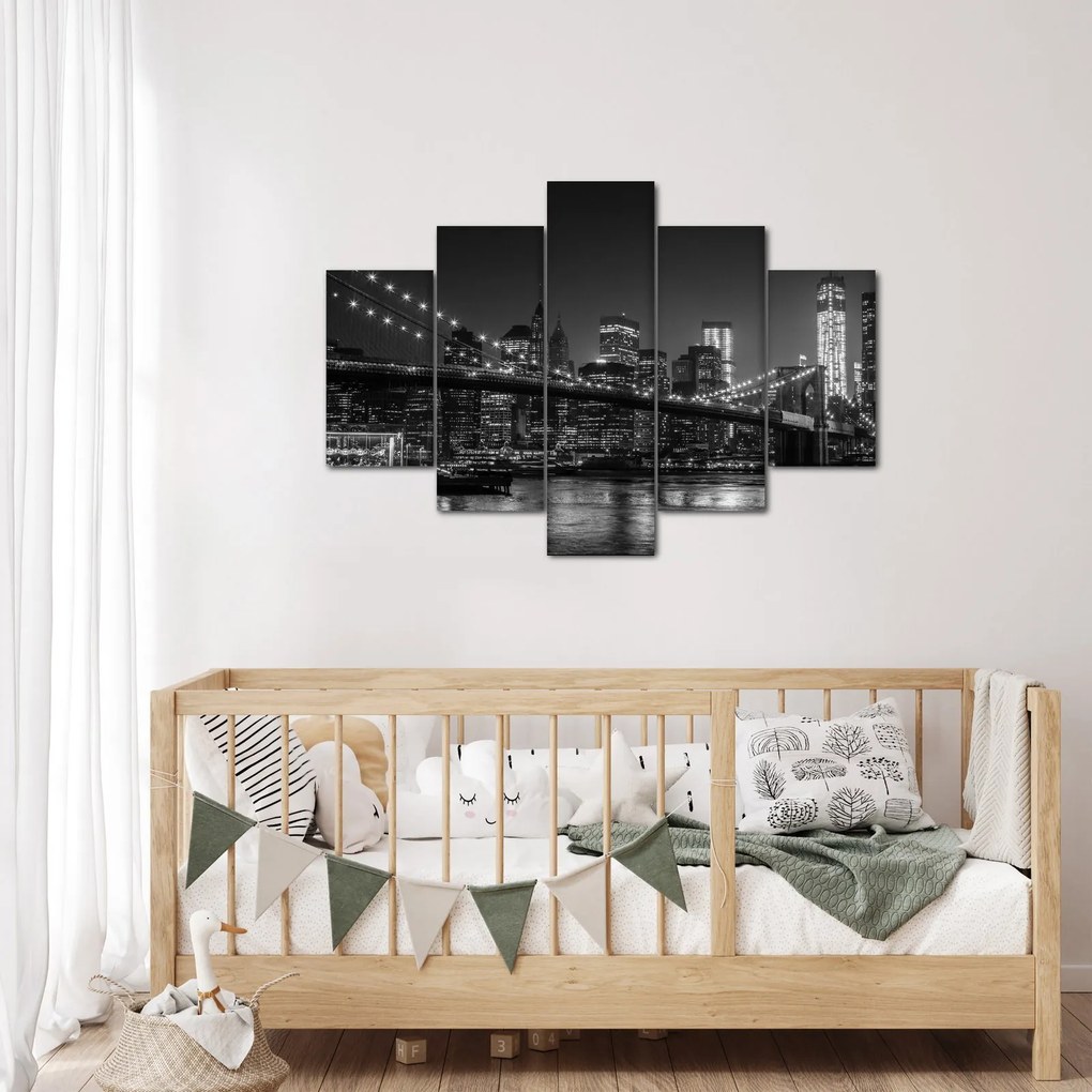 A New York-i Brooklyn-híd képe (150x105 cm)