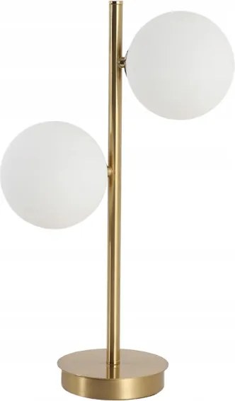 Álló lámpa íróasztalra és asztalra, elegáns Dorado kivitel, két lámpabúra