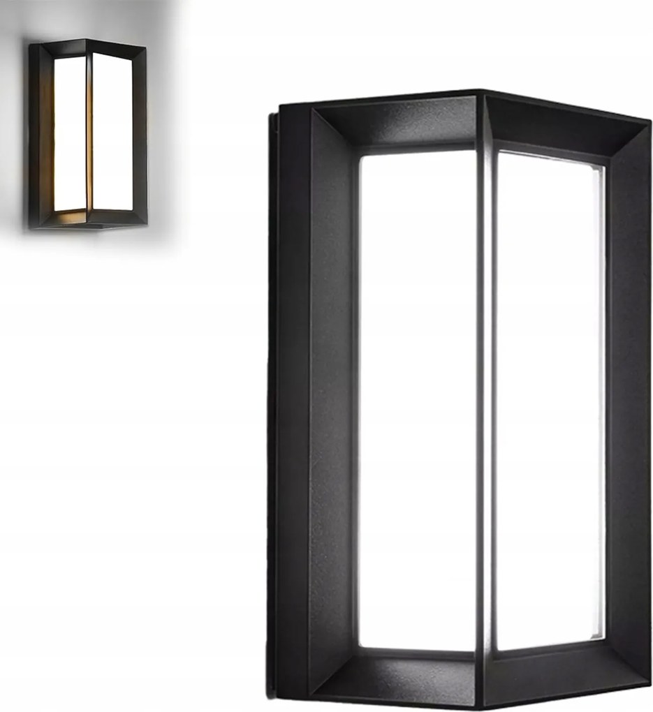 18 Wattos Kültéri Lámpa Mozgásérzékelővel, Kerti Fali Lámpa