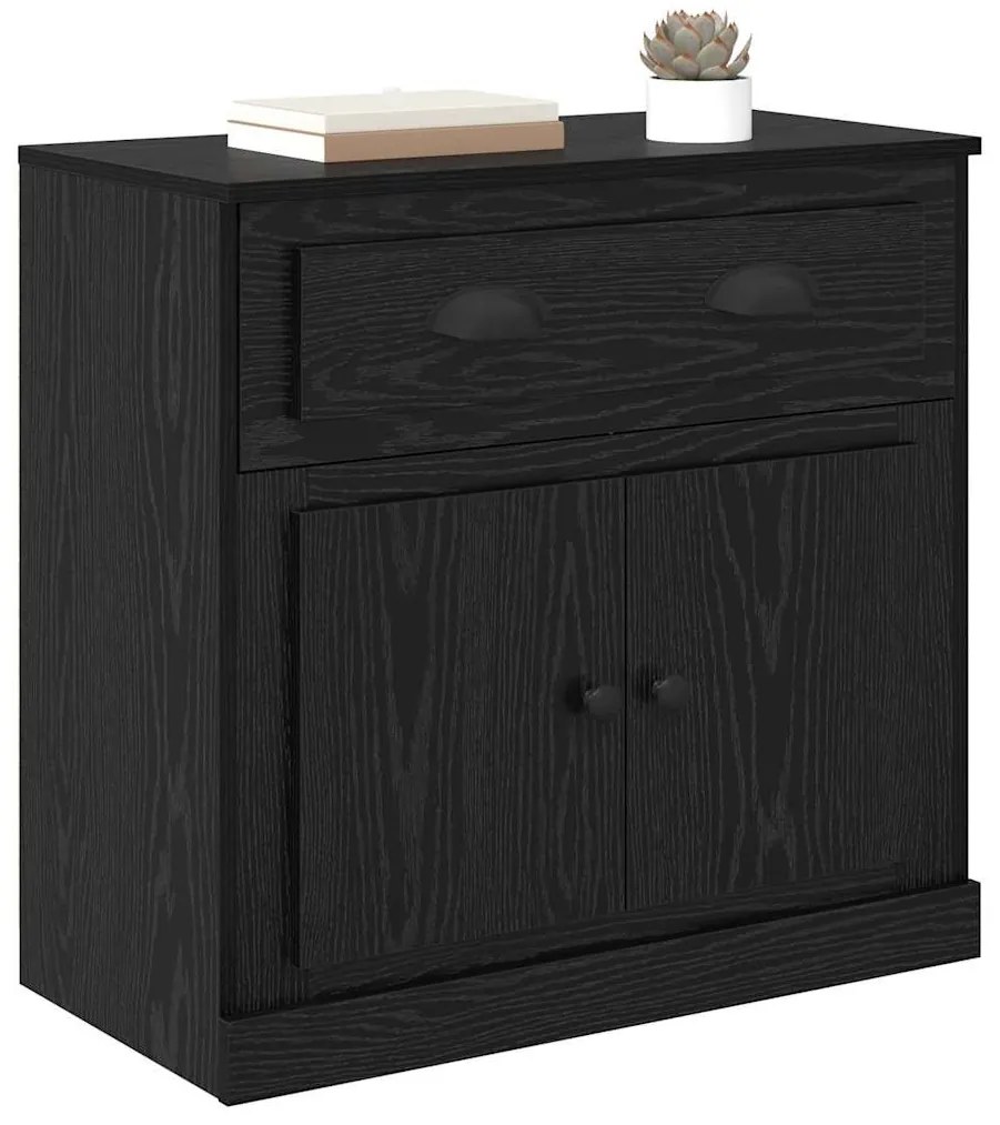 Magasfiú fiókkal Fekete tölgy 70 x 35,5 x 67,5 cm Faanyag