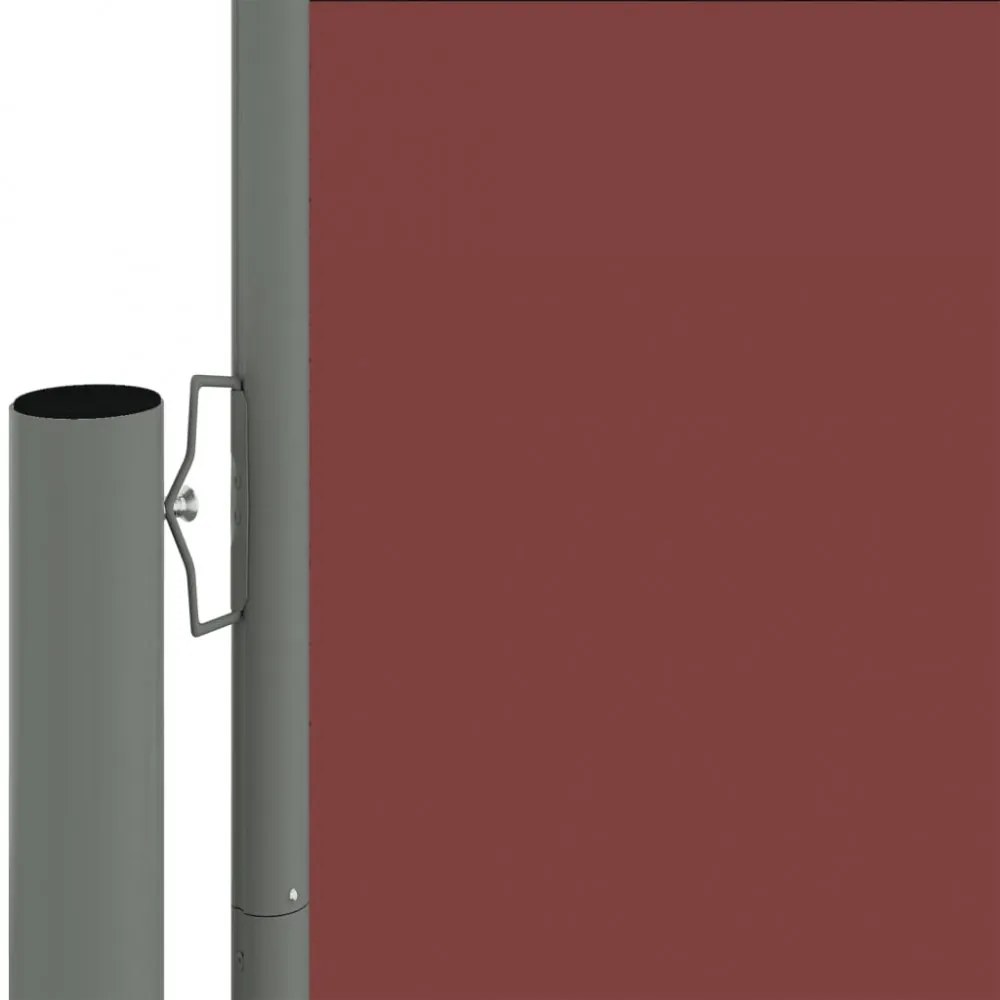 barna behúzható oldalsó napellenző 180 x 600 cm