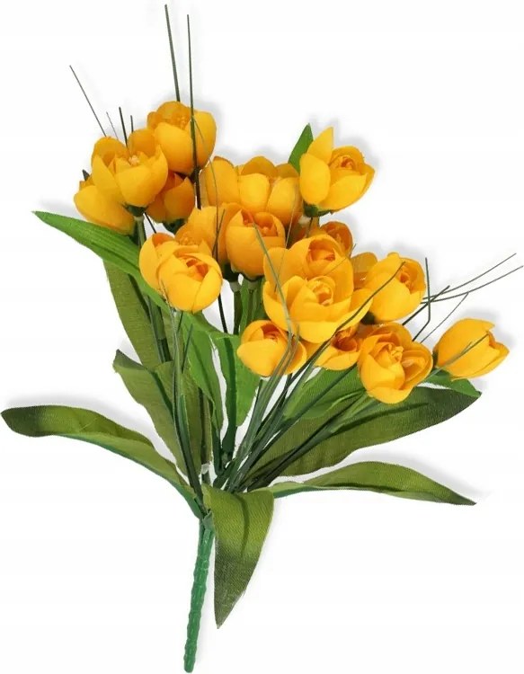 Sárga krókusz csokor művirág váza kaspó