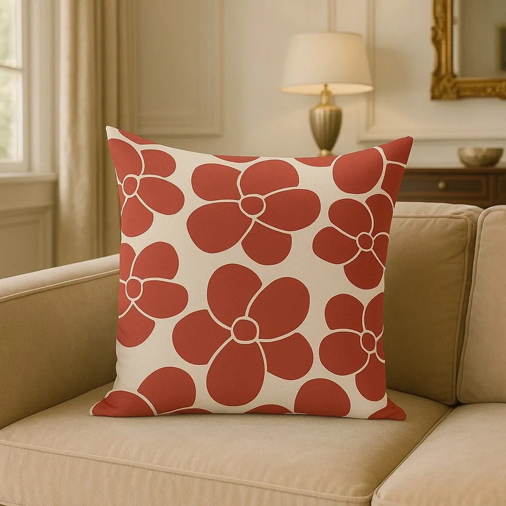 Párnahuzat 43x43 cm Red Meadow – Mila Home