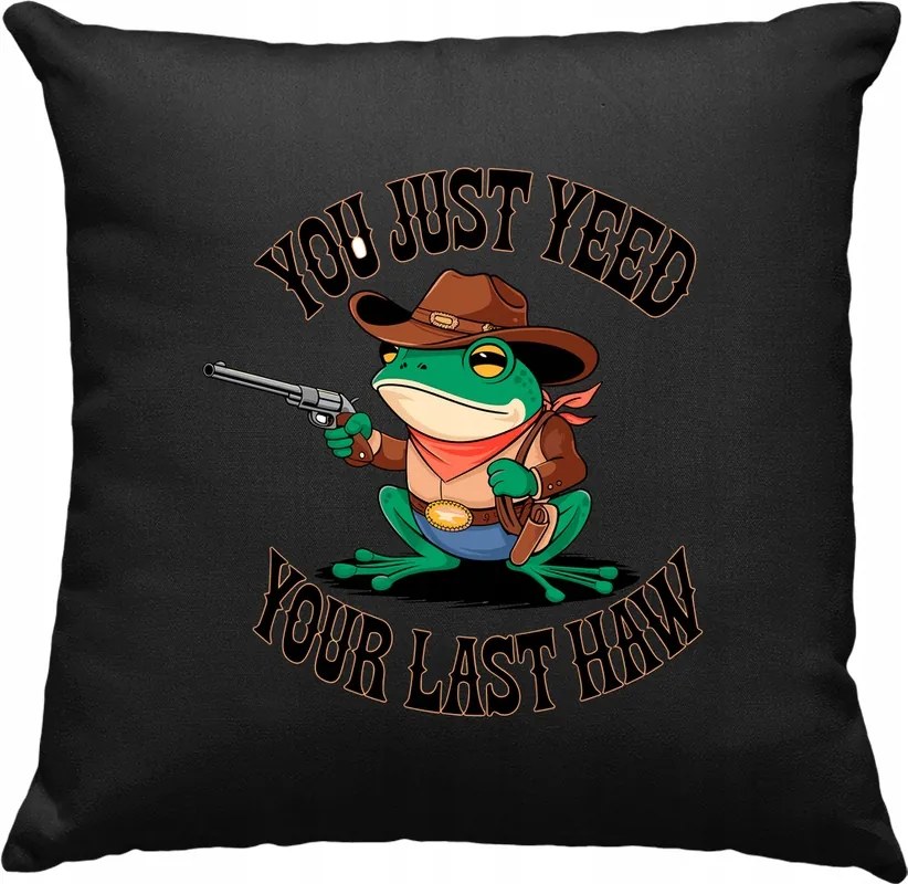 Béka párna Divatos Béka pisztoly fekete