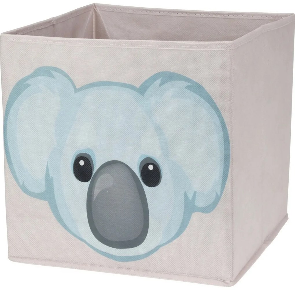 Tárolódoboz nem szőtt textíliából Koala 30 x 30 cm