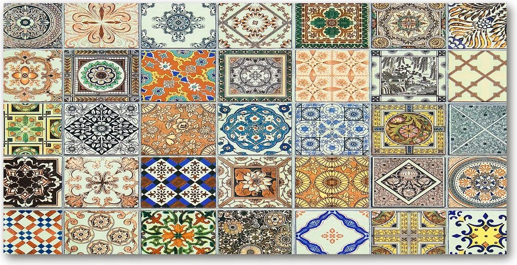 Konyhai panel Kerámia csempe 120x60 cm Ragasztó