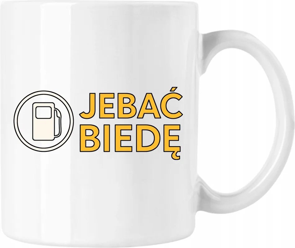 Bögre szegénység humor felirat fehér 330ml