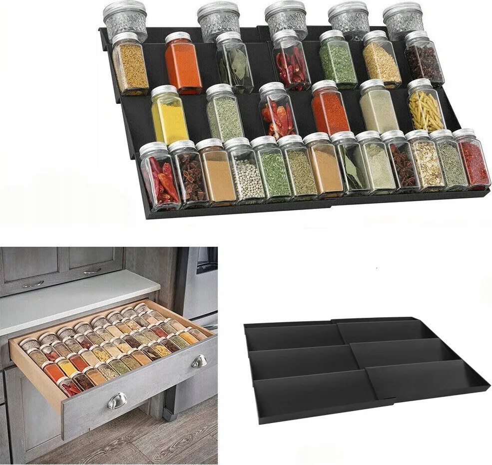 Fűszertartó Fiók Állítható Betét Állvány 2x