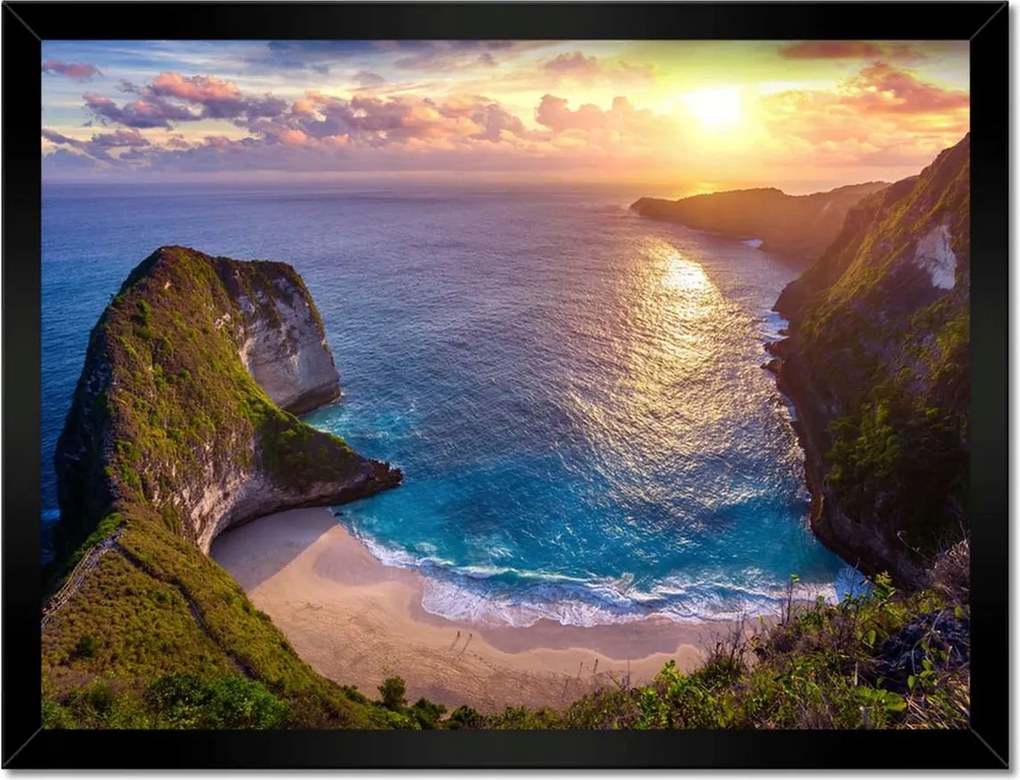 Poszterek keretben 40x30 Naplemente a tengerparton