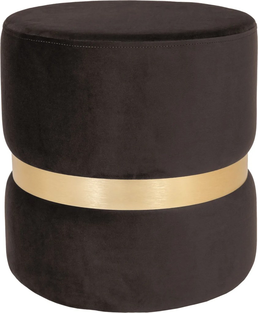 Ring puff - arany gyűrű - H48 - barna bársony R