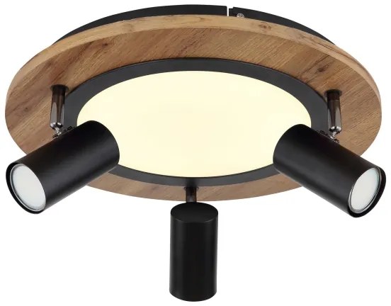 Globo 67307D - LED Spotlámpa KASSU 3xGU10/5W + LED/15W/230V