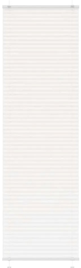 pliszírozott redőny Fehér 55x200 cm szövetszélesség 54,4 cm
