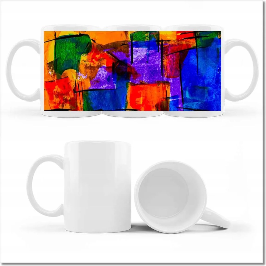 Fotó bögre Absztrakt Hálózat