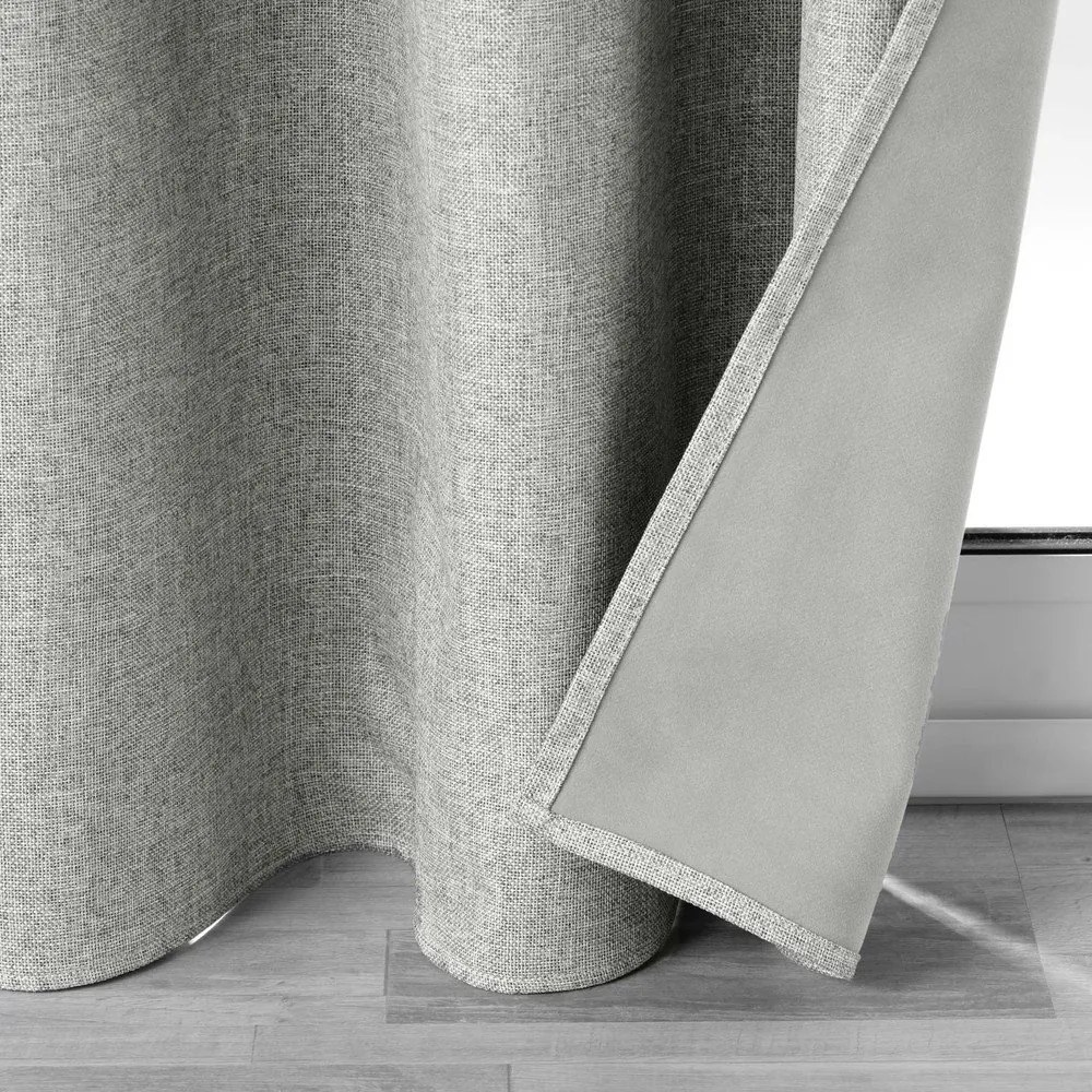 Világosszürke sötétítő függöny 140x260 cm Crepuscule – douceur d'intérieur